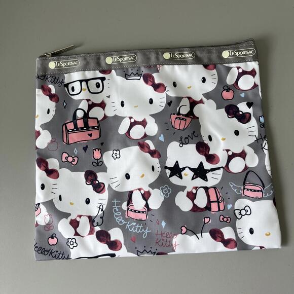 LeSportsac Handbags - Lesportsac Hello Kitty 1zipper Pouch Extra Large NWT